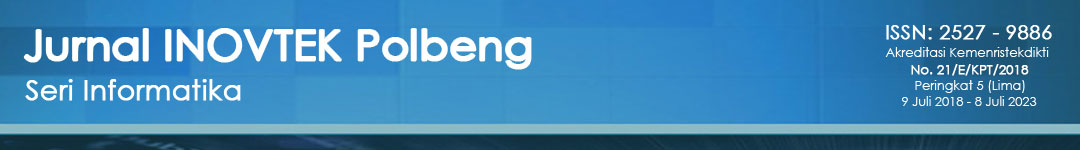 Jurusan TI: Jurnal Inovtek Seri Informatika Polbeng Terakreditasi Ristek Dikti